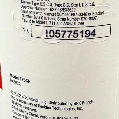 Sale Photo Thumbnail #382: New condition, rated 5BC (dry chemical).