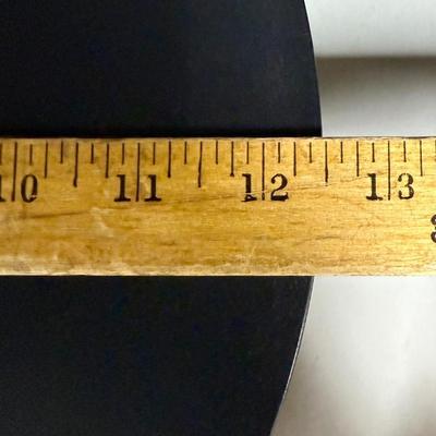 Sale Photo Thumbnail #406: Tested, turntable works on manual mode and with remote. Approx. 12.6" (32cm) across, 2.4" 6cm) high. Can be used as a photography stand or as a display stand.