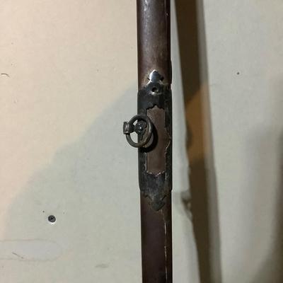 Sale Photo Thumbnail #217: This is a great religious sword with etched s blade and cross.