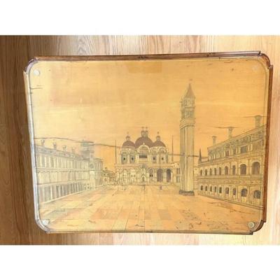Sale Photo Thumbnail #151: Antique Renaissance Revival Venice Marquetry Walnut Side Table w/ Glass Top 23.5" x 18" x 23"

“Some marks and scuffs in the wood and glass consistent with age. Corner looks repaired. Please see all photos