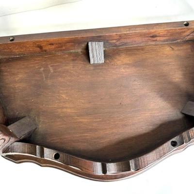 Sale Photo Thumbnail #158: Vintage Mahogany Wood Parlor Tea Table 14" x 26" x 21"
In great condition with small marks allover and one larger one on the top. Some "splitting at the seams" which I think is just part of production and not a flaw.