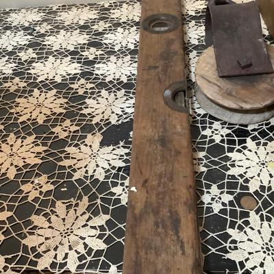 Sale Photo Thumbnail #140: You get wood pulley, wood plain, and wood level