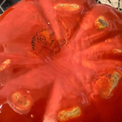 Sale Photo Thumbnail #333: You get tomato dishes there is a larger pitcher, four glasses, s&p, and a lid.