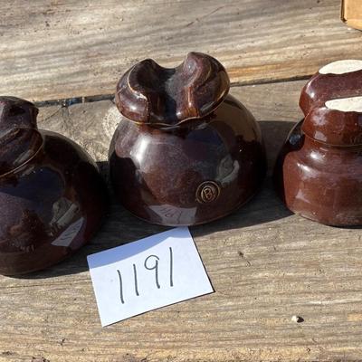 Ohio Brass Co. Brown Insulators and More