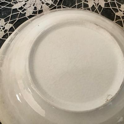 Sale Photo Thumbnail #336: You get a very nice footed Nippon round tray, flowered bowl, and two nice mugs.  One is Japan the other is Kent Pottery.