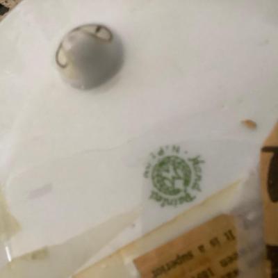 Sale Photo Thumbnail #339: You get a very nice footed Nippon round tray, flowered bowl, and two nice mugs.  One is Japan the other is Kent Pottery.