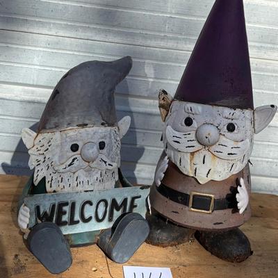 Metal Garden Gnomes
