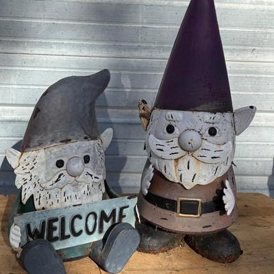Metal Garden Gnomes