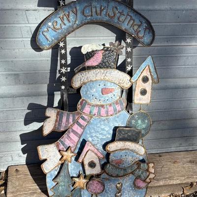 Outdoor Metal Christmas Decor