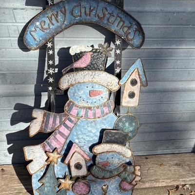 Outdoor Metal Christmas Decor