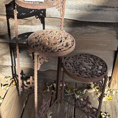 Vintage Metal Plant Stand