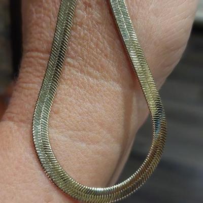 24kt Gold Overlay Sterling Silver Necklace