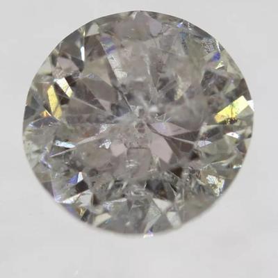 0.53 Carat H Color Round Brilliant Natural Enhanced Mined Loose Diamond 5.02mm
