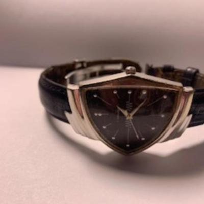 Rare Hamilton Ventura 6251A Black Silver Watch