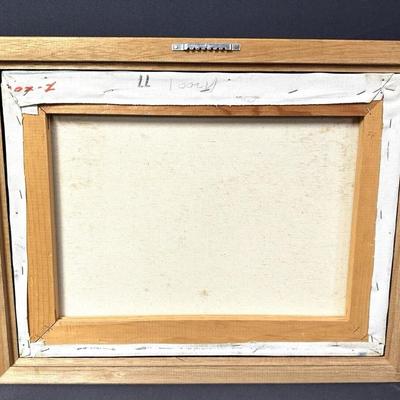 Sale Photo Thumbnail #194: Description: Vintage Jenner Signed Original City Street Scene Framed Oil Painting

Condition Notes: In great condition. Please see all photos.

Measurements: See photos for measurements. Approximately 17"x13"