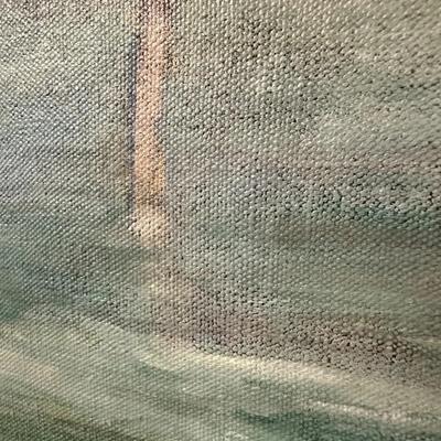 Sale Photo Thumbnail #210: Description: Vintage Unsigned Original Art Fisherman Boat Water Framed Oil Painting

Condition Notes: In great condition with a couple of minor marks on the frame and one mark on the painting as shown in photo. Please see all photos.

Measurements: See ph