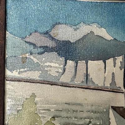 Sale Photo Thumbnail #228: Vintage Mexican Artist Juan Ramirez Signed Street Scene Painting 1973

Approximate Size: 16" x 1" x 12"