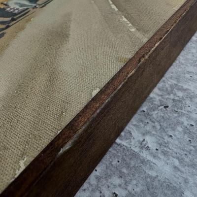 Sale Photo Thumbnail #236: Vintage Mexican Artist Juan Ramirez Signed Street Scene Painting 1973

Approximate Size: 16" x 1" x 12"