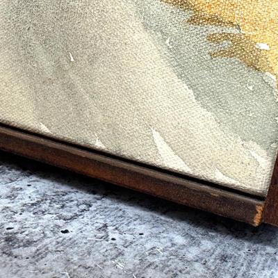 Sale Photo Thumbnail #238: Vintage Mexican Artist Juan Ramirez Signed Street Scene Painting 1973

Approximate Size: 16" x 1" x 12"