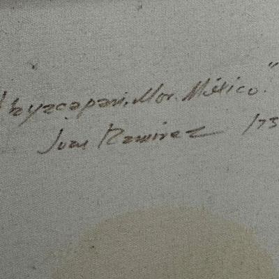 Sale Photo Thumbnail #224: Vintage Mexican Artist Juan Ramirez Signed Street Scene Painting 1973

Approximate Size: 16" x 1" x 12"