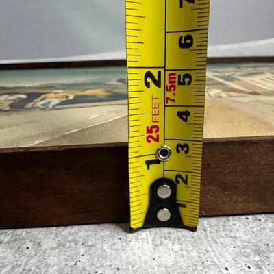 Sale Photo Thumbnail #230: Vintage Mexican Artist Juan Ramirez Signed Street Scene Painting 1973

Approximate Size: 16" x 1" x 12"