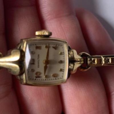 Woman's 10K Gold Filled Hamilton Watch Vintage