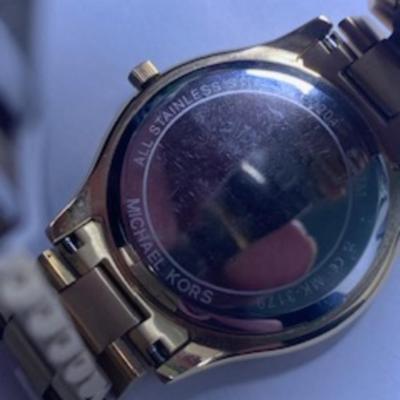 Michael Kors Gold-Tone Designer Watch