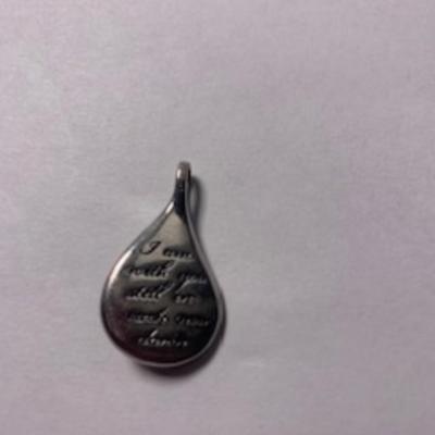 925 Silver Opal w/Dimond Charm