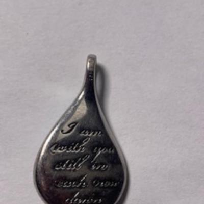 925 Silver Opal w/Dimond Charm