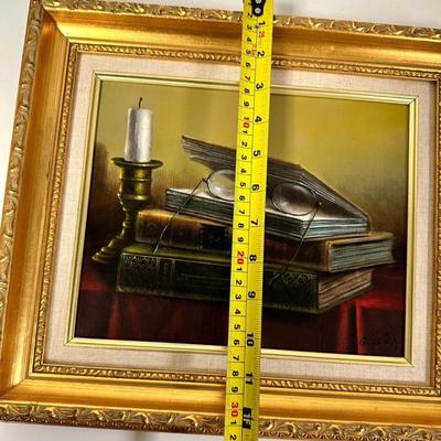 Sale Photo Thumbnail #269: Description:  Georges Coulon (French 1914-1990) Small Framed Still Life Oil On Canvas Painting

Condition Notes: In great condition. Please see all photos.

Measurements: Approximately 14.5" x 2" x 12".