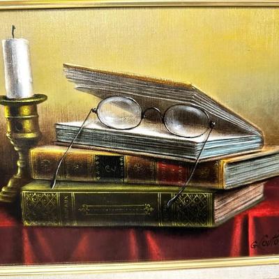 Sale Photo Thumbnail #271: Description:  Georges Coulon (French 1914-1990) Small Framed Still Life Oil On Canvas Painting

Condition Notes: In great condition. Please see all photos.

Measurements: Approximately 14.5" x 2" x 12".