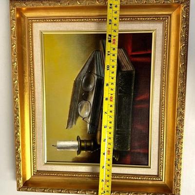 Sale Photo Thumbnail #279: Description:  Georges Coulon (French 1914-1990) Small Framed Still Life Oil On Canvas Painting

Condition Notes: In great condition. Please see all photos.

Measurements: Approximately 14.5" x 2" x 12".