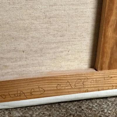 Sale Photo Thumbnail #280: French Artist Roland Vernet Signed.  "Place du Tertre" Paris 1970 Oil Painting. 

In great condition except frame is detached. Looks like bottom of back of frame may have broken a bit - You cannot see this from the front. See photos.