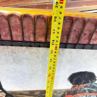 Sale Photo Thumbnail #324: 1997 Tibetan Family Scene Artist Signed Oil Painting

Framed Size: 51.5" x 38 "x 4"