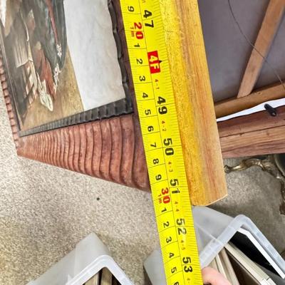 Sale Photo Thumbnail #311: 1997 Tibetan Family Scene Artist Signed Oil Painting

Framed Size: 51.5" x 38 "x 4"