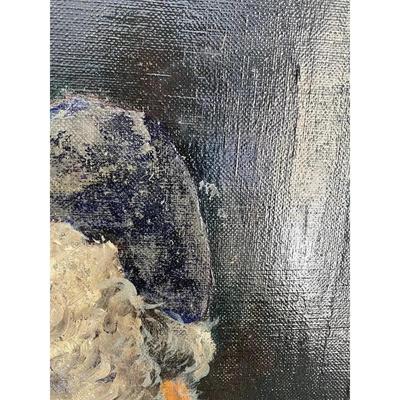 Sale Photo Thumbnail #334: Early 20th Century Old Man White Beard Profile Portrait Oil Painting in Frame.

Approximately 18ʺW × 1.25ʺD × 23ʺH