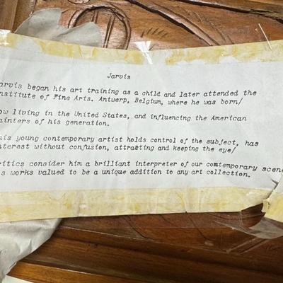 Sale Photo Thumbnail #347: Large Jarvis (Antwerp Belgium) Signed Cityscape Oil Painting

Approximate Size: 49" x 49"