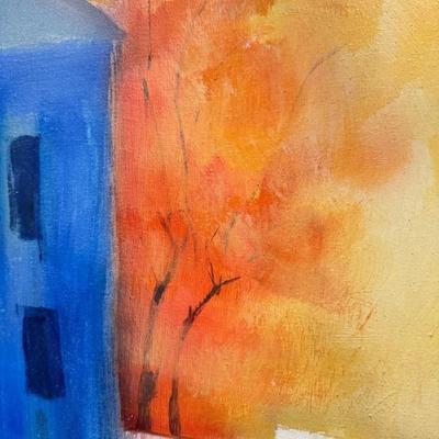 Sale Photo Thumbnail #352: Large Jarvis (Antwerp Belgium) Signed Cityscape Oil Painting

Approximate Size: 49" x 49"