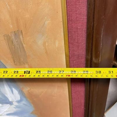 Sale Photo Thumbnail #380: Pham Duc Phong Signed Vietnamese Original Oil Painting Woman Portrait Dated '02. Comes with signed book with note.

31" x 39.5"