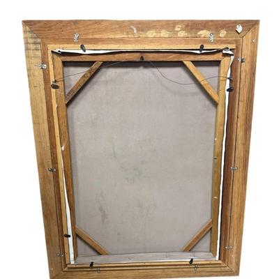 Sale Photo Thumbnail #382: Pham Duc Phong Signed Vietnamese Original Oil Painting Woman Portrait Dated '02. Comes with signed book with note.

31" x 39.5"