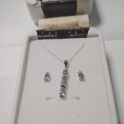 10k Gold Earrings and Necklace