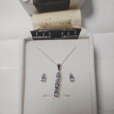 10k Gold Earrings and Necklace