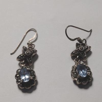925 Silver Earrings Vintage