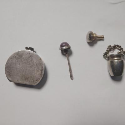 Silver Little Bottles