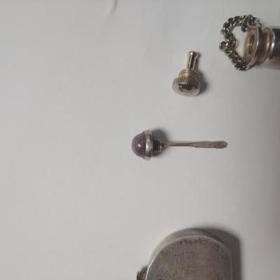 Silver Little Bottles