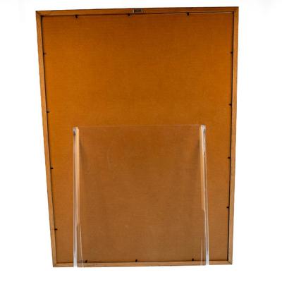 Sale Photo Thumbnail #566: Vintage framed poster music festival in Albany, Oregon created. by Earl Newman. It features musical imagery.