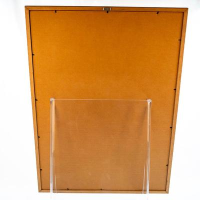 Sale Photo Thumbnail #562: The artwork is centered around a large, detailed trumpet at the base of the image. The overall aesthetic is evocative of jazz music and culture.