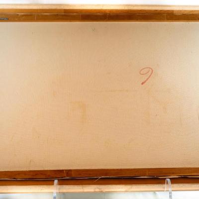 Sale Photo Thumbnail #112: An original oil on canvas signed by the artist T. Bailey.