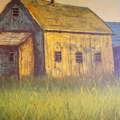 Sale Photo Thumbnail #109: An original oil on canvas signed by the artist T. Bailey.