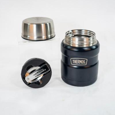 Sale Photo Thumbnail #401: It features Thermos vacuum technology, which virtually eliminates temperature change within the container. The jar keeps contents hot for up to 9 hours and cold up to 14 hours. this model comes with a folding stainless steel spoon that stores in lid.